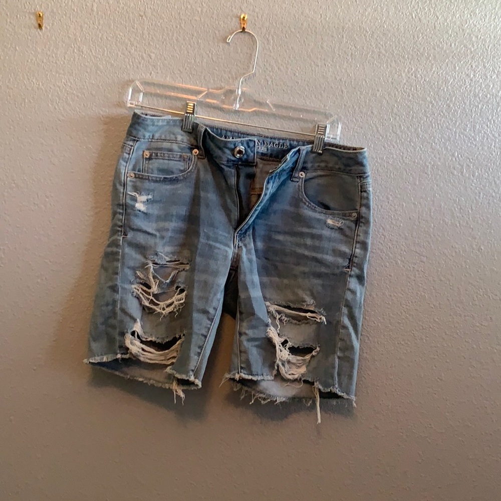 American eagle boyfriend jean shorts